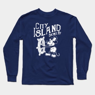 Steamboat Willie - City Island Bronx NY 2.0 Long Sleeve T-Shirt